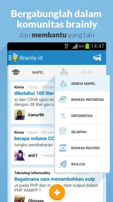 Brainly.co.id android App screenshot 0